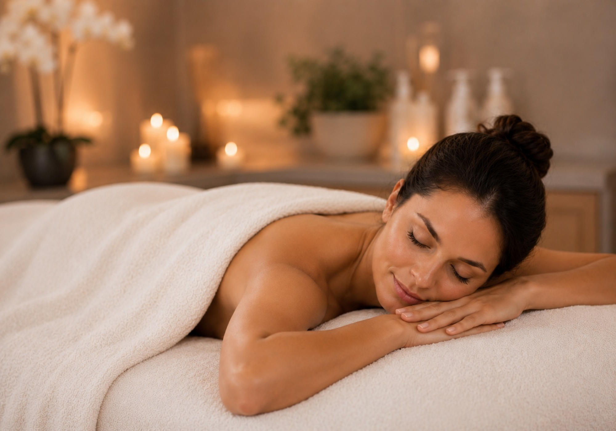 Body therapies at The Ridgefield Spa by Darcey in Ridgefield, CT featuring relaxing massage, rejuvenating body treatments, customized sunless tanning, and holistic wellness services.
